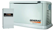 20kW Generac 5875 Generator aluminum 200A ATS