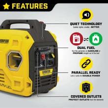 Champion 2000 Watt Dual Fuel Inverter Generator 4