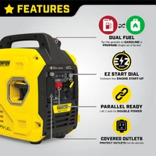 Champion 2500 Dual Fuel Generator with CO Shield 10