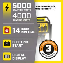 Champion 4000 Generator Tri Fuel + Electric Start 11