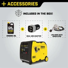 Dual Fuel 4650 Watt Champion Inverter Generator 6