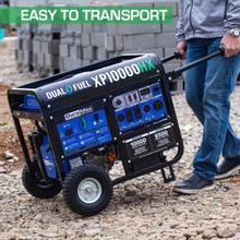 DuroMax XP10000HX dual fuel CO Alert 10k Generator 6
