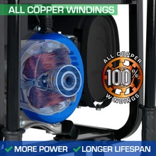 DuroMax XP10000HX dual fuel CO Alert 10k Generator 7