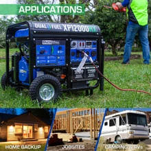 DuroMax XP12000HX Dual Fuel CO Alert Generator 2