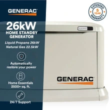Generac 26kW Generator 7290 Smart Grid Ready 3