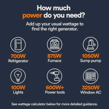 Generac GP8000E Portable Generator  PowerSystems 6