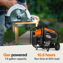 Generac GP8000E Portable Generator  PowerSystems 7