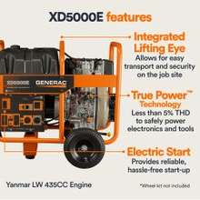 Generac Portable 5000 Watt Diesel Generator 4
