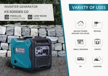Könner & Söhnen 5000 Watt Inverter Generator Electric Start 7