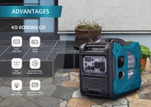 Könner & Söhnen 5000 Watt Inverter Generator Electric Start 6