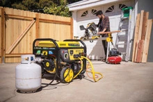 Tri Fuel Generator Electric Start CO Shield 8000 Watt 10