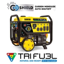 Tri Fuel Generator Electric Start CO Shield 8000 Watt 2