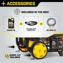 Tri Fuel Generator Electric Start CO Shield 8000 Watt 7